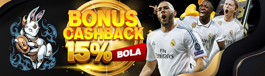 BONUS CASHBACK BOLA UP TO 15%