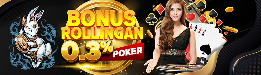 BONUS ROLLINGAN POKER UP 0.3%